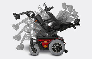 케어라인 나래T10 장애인 의료기기 틸팅형 전동휠체어 / T-10 틸트형 노인전동차 / 대구 경북 전동휠체어 전문점